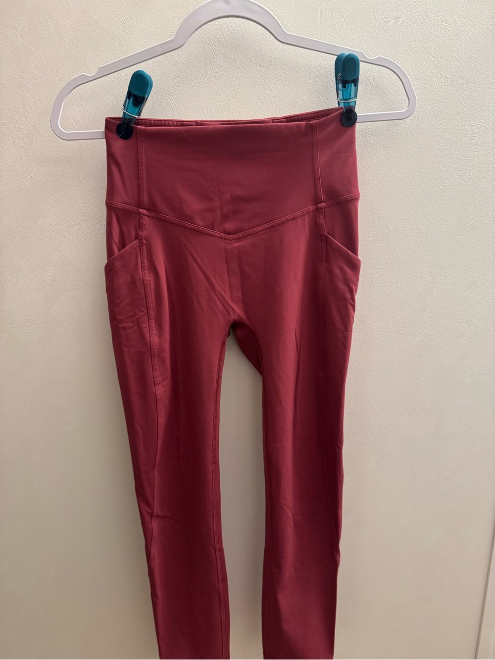 Lululemon All the Right Places High-Rise Drawcord Waist Crop 23” - Mulled Wine
